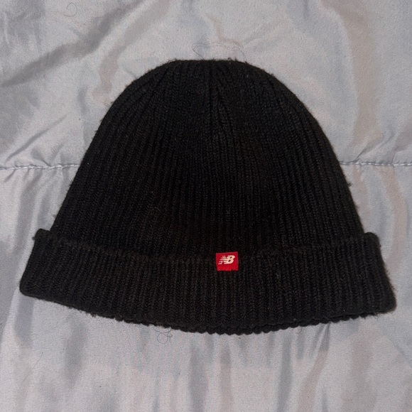 New Balance Other - New Balance Black Ribbed Beanie